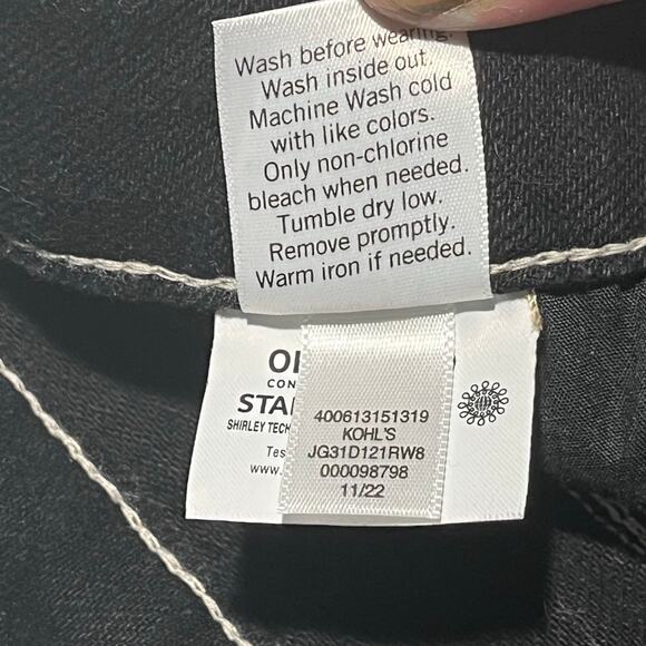 Super High Rise Cutoff Black Destructed Denim Shorts 9 / 29W SO Y2K goth grunge - Picture 7 of 8